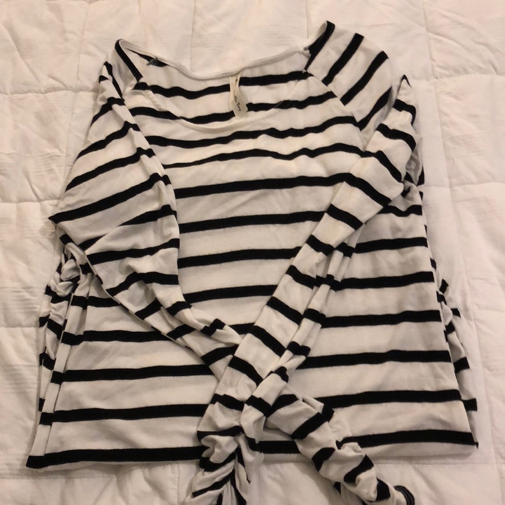 Black and white tunic